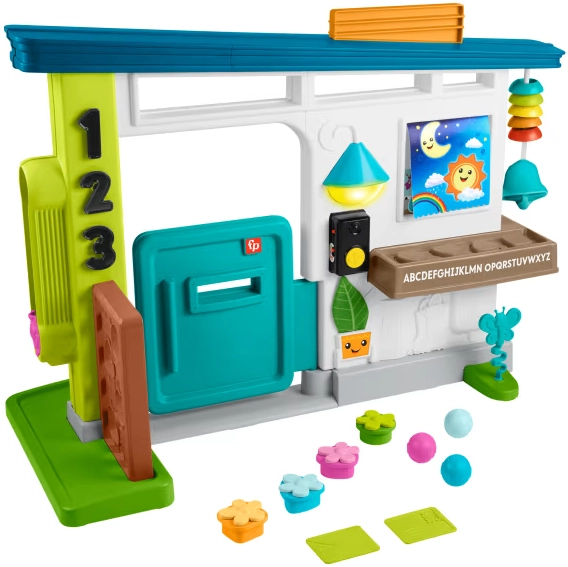 Baby Learning Toy Laugh & Learn Ultimate Playhouse with Smart Stages & 9 Pretend Play Accessories
