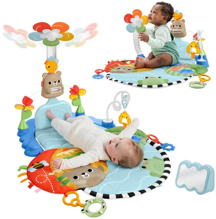 Fisher-Price Stacking Toy Baby's First Blocks Set of 10 Shapes for Sorting Play for Infants Ages 6+ Months