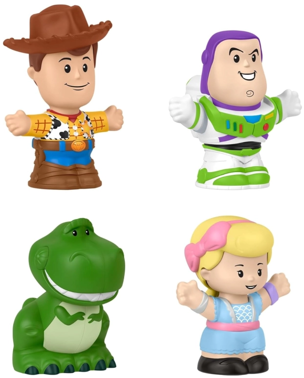 Fisher-Price Little People Disney Pixar Toy Story Figure Pack For Toddlers & Kids, 4 Toys