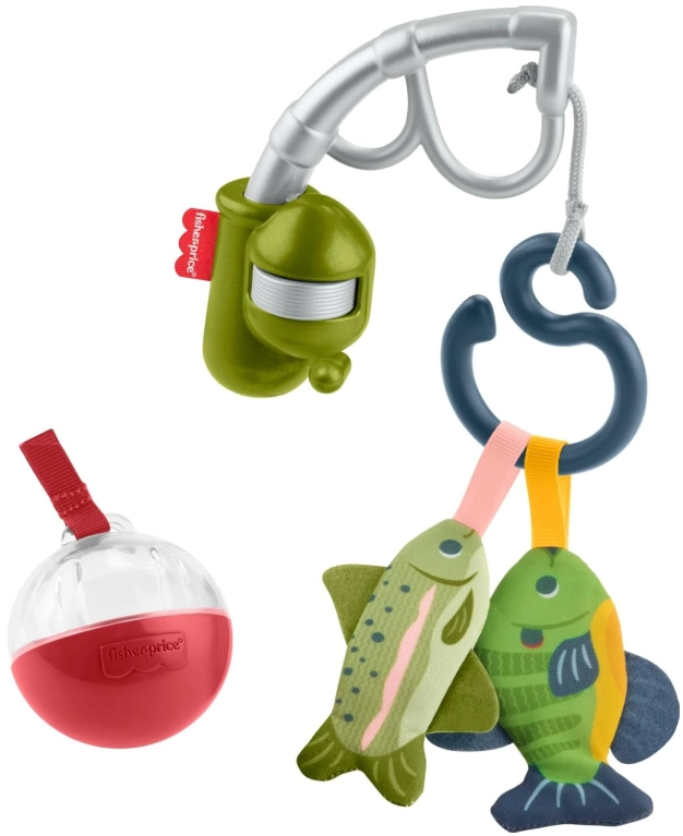 Fisher-Price Baby’s First Blocks & Rock-a-Stack Toy Set, Bucket of 10 Shapes & Ring Stacking Activity for Developmental Play Ages 6+ Months